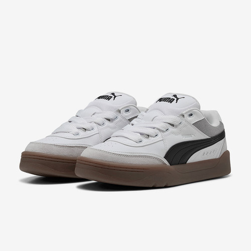 Puma/彪马正品Park男女时尚耐磨低帮厚底面包板鞋400497-01