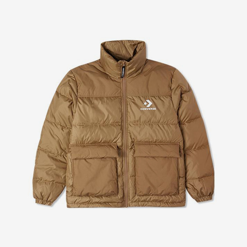 Converse/匡威正品运动男士拉链立领经典保暖羽绒服10023755-A02
