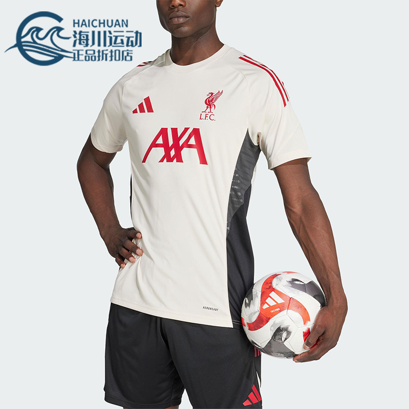 Adidas/阿迪达斯正品利物浦男士圆领足球运动透气短袖球衣JV6574
