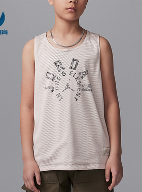 Nike/耐克正品JORDAN大童双面穿无袖运动经典透气背心II3172-140