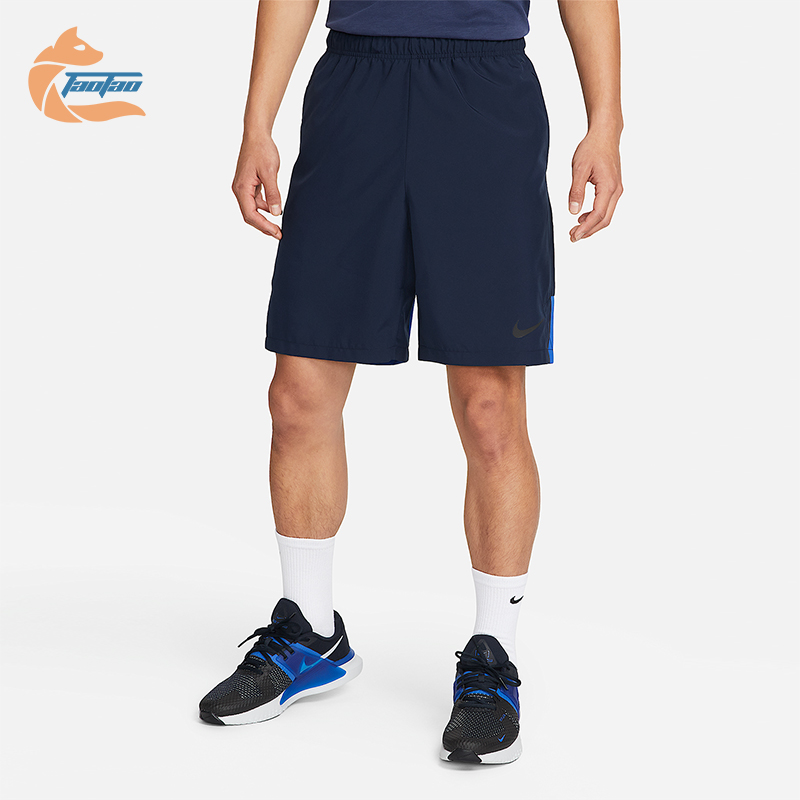Nike/耐克正品2025男士日常运动透气耐穿拼接印花短裤DM6618-451