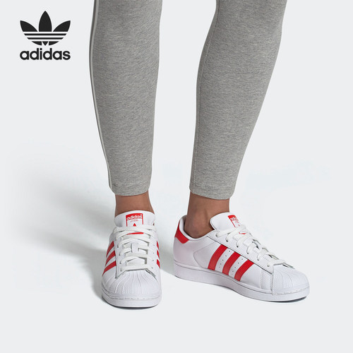 休闲鞋图案Adidas/阿迪达斯低帮