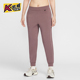 耐克正品 Dri FIT女士运动中腰束脚简约干爽长裤 Nike HQ8185 502