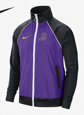 Nike/耐克正品男士立领夹克印花撞色长袖夹克外套DD3673-504