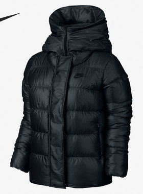 Nike/耐克正品DWN FLL JKT HD女子舒适运动羽绒服 815724-010
