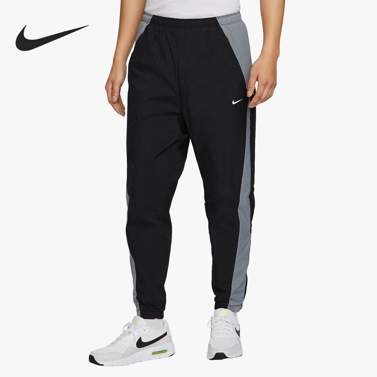 Nike/耐克正品新款男子加绒保暖梭织束脚足球休闲运动长裤FB6811