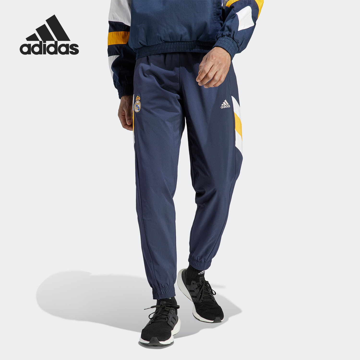Adidas/阿迪达斯正品春季新款男子皇马足球运动长裤HT6451