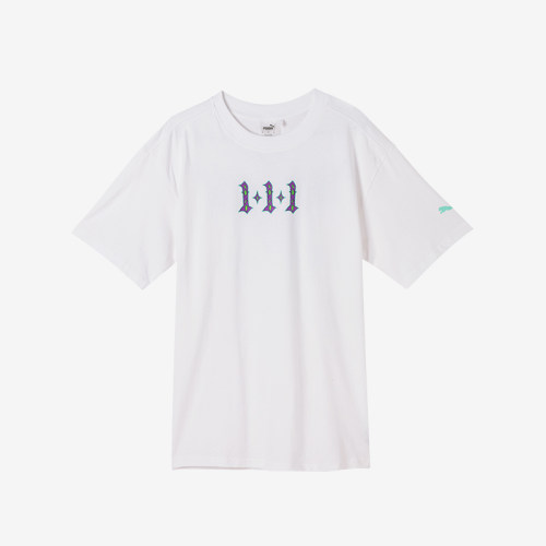 Puma/彪马正品BE YOU TEE男士简约时尚印花圆领休闲针织短袖