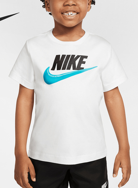 Nike/耐克正品Just Believe小童图案时尚经典透气T恤II3065-133