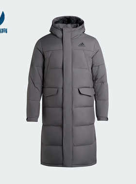 Adidas/阿迪达斯正品V L DOWN PARKA男女连帽保暖羽绒服KF6746