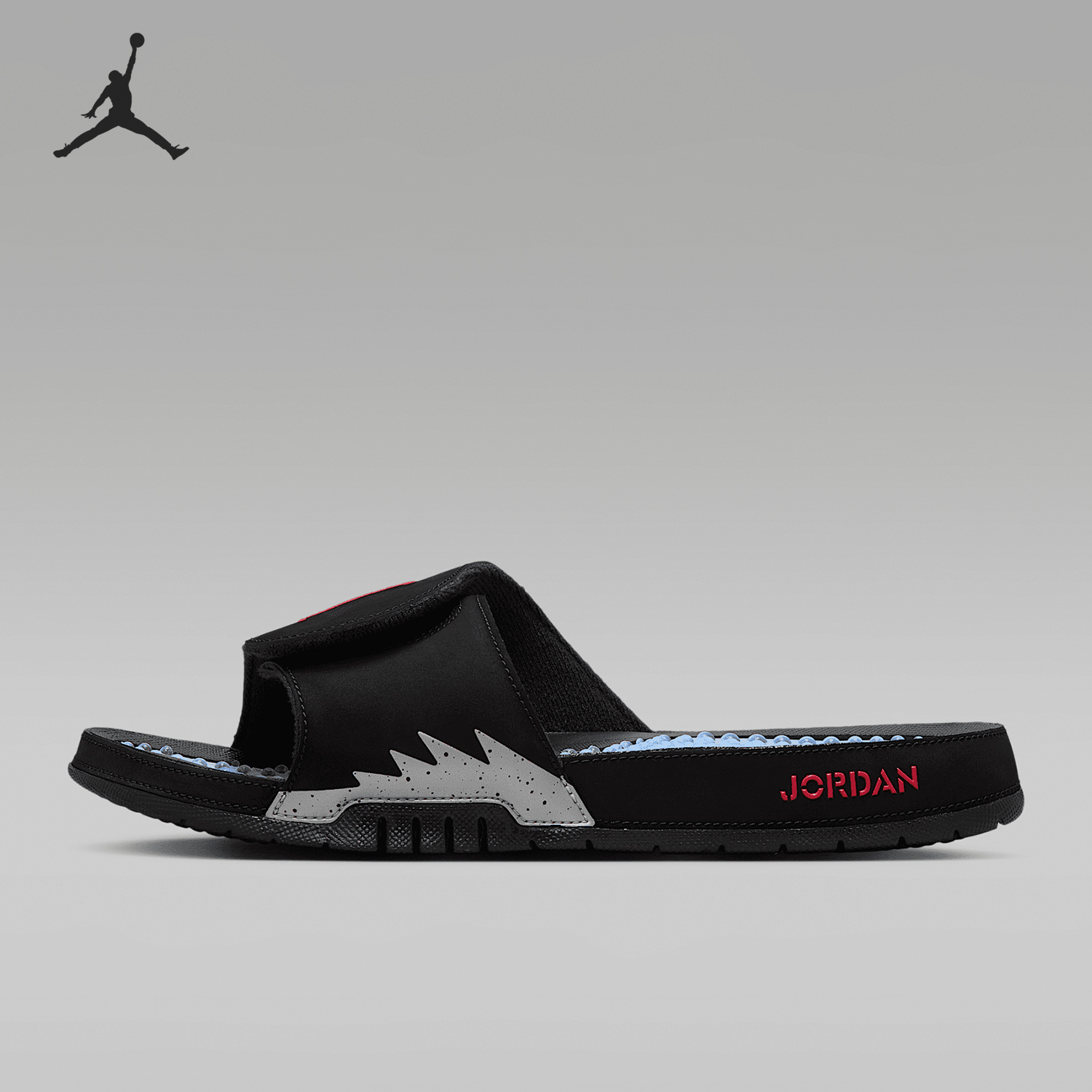 Nike/耐克正品JORDAN男士透气轻便休闲魔术贴拖鞋555501-061