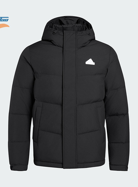 Adidas/阿迪达斯正品冬季男女简约经典连帽保暖运动羽绒服KF6754