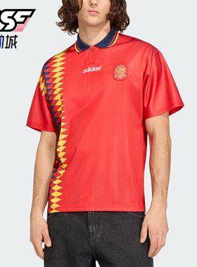 Adidas/阿迪达斯正品夏季款男女同款复古休闲短袖T恤JN3707