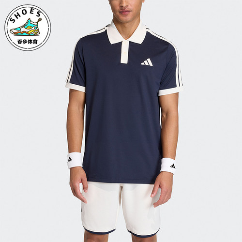Adidas/阿迪达斯正品夏季男士透气网球针织运动短袖POLO衫KA5899