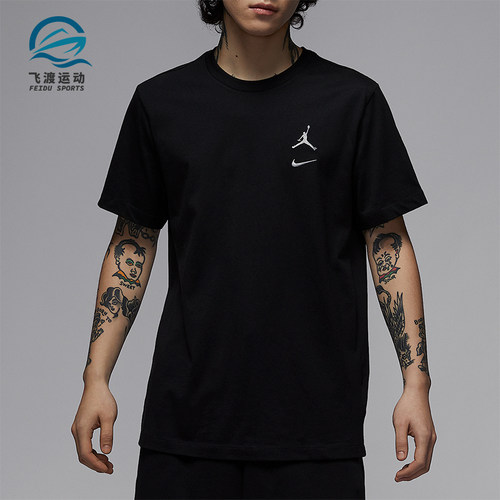 Nike/耐克正品JORDAN男士经典休闲针织宽松运动透气T恤IB8915-010