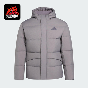 运动连帽保暖休闲羽绒服KR0936 LINEAR男士 Adidas 阿迪达斯正品
