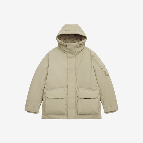 New Balance/NB正品冬季新款男子保暖宽松连帽羽绒服NPE41331-DB