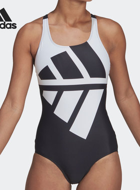 Adidas/阿迪达斯正品3 BARS PR SUITC运动女子连体泳衣HB1680