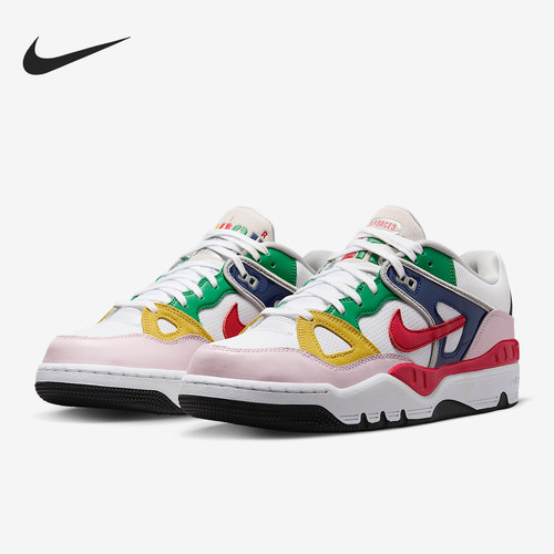 Nike/耐克正品Air Force 3男士休闲运动耐磨拼接板鞋FQ7012-100