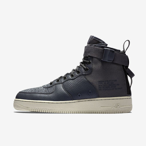 Nike耐克正品Air Force 1男中帮包裹性防滑板鞋917753-004