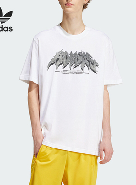 Adidas/阿迪达斯正品三叶草FLAMES CONC T男士运动短袖IS2946