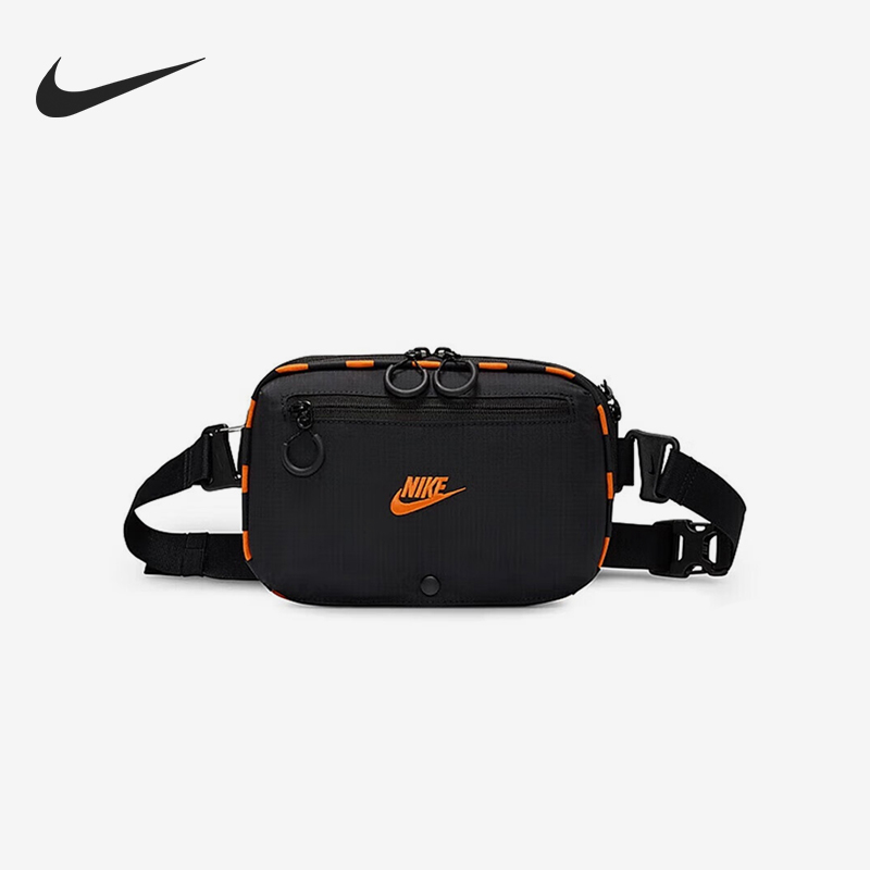 Nike/耐克正品2025新款男女运动休闲旅行经典斜挎小包HJ8229-010