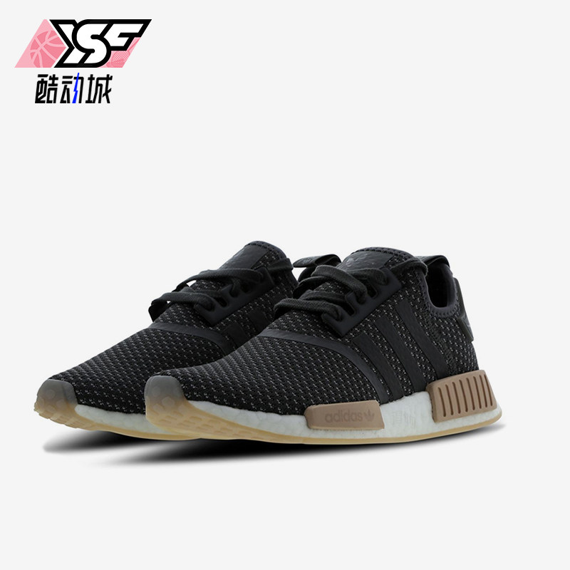 Adidas/阿迪达斯正品NMDR1女低帮复古网面经典跑步运动鞋BB9091