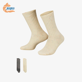 DM7086 Nike 运动袜两双装 男女针织透气休闲日常经典 902 耐克正品