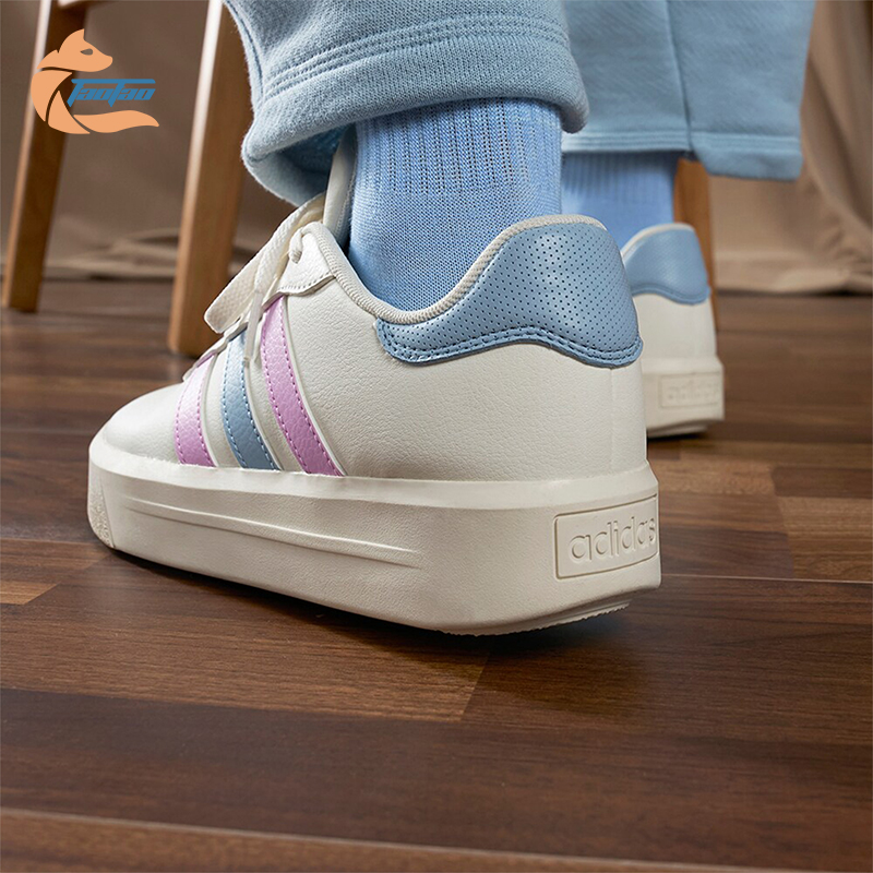 Adidas/阿迪达斯正品COURT PLATFORM女士休闲经典耐磨板鞋IE9987