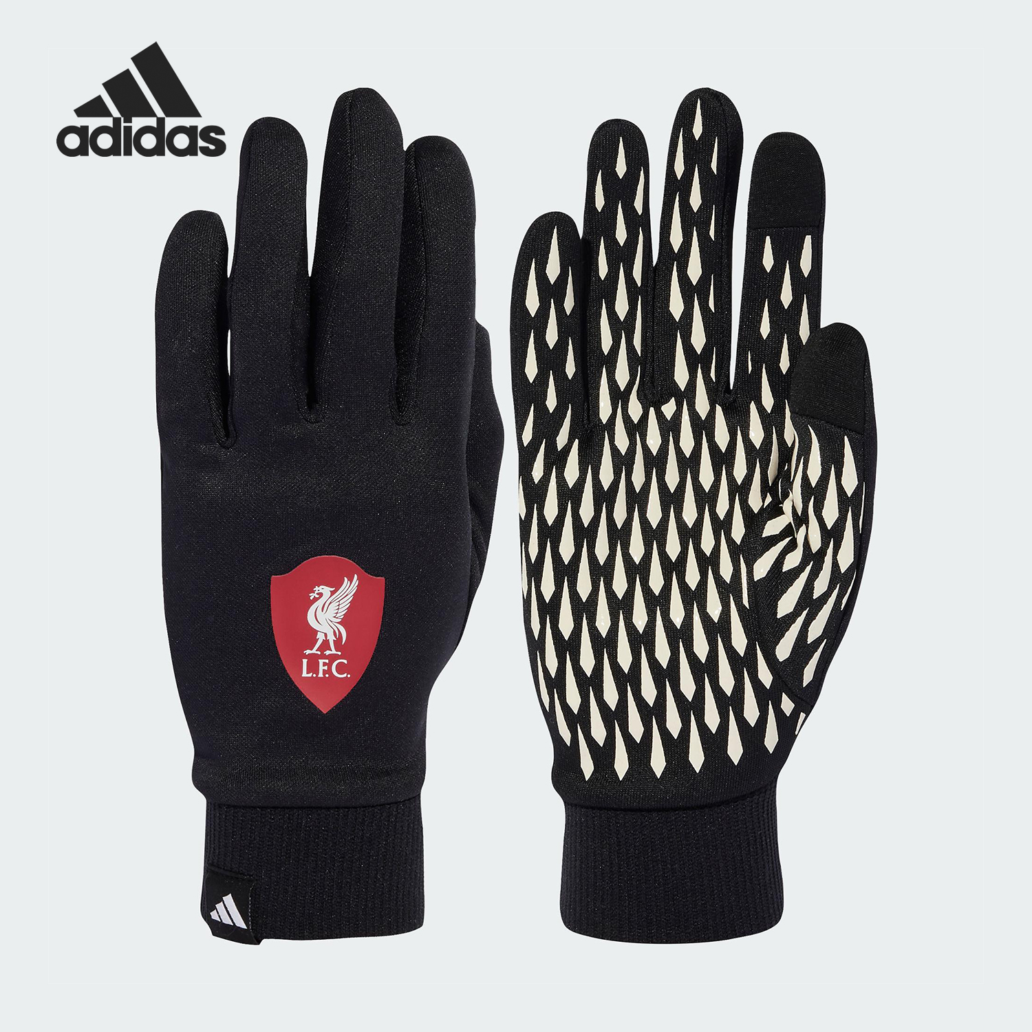 Adidas/阿迪达斯正品2025年夏季男女经典运动足球训练手套JZ4448