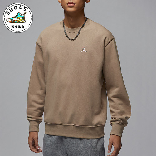 Nike/耐克正品JORDAN男士宽松保暖圆领运动卫衣FV7296-257