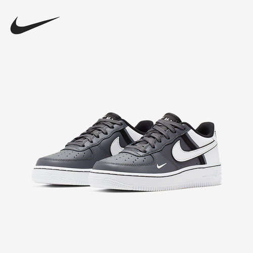 Nike耐克正品Air Force 1 Lv8 2大童低帮日常通勤板鞋CI1756-002