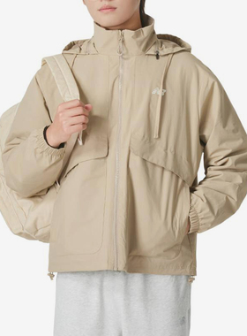 New Balance/NB正品新款男女防泼水潮流休闲连帽外套AMJ43314-SOT