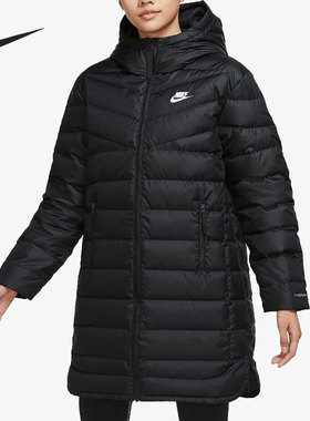Nike/耐克正品女子冬季中长款保暖运动羽绒服 DH4076-010