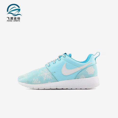 Nike/耐克正品Roshe One Print GS女子大童跑步鞋677784-401