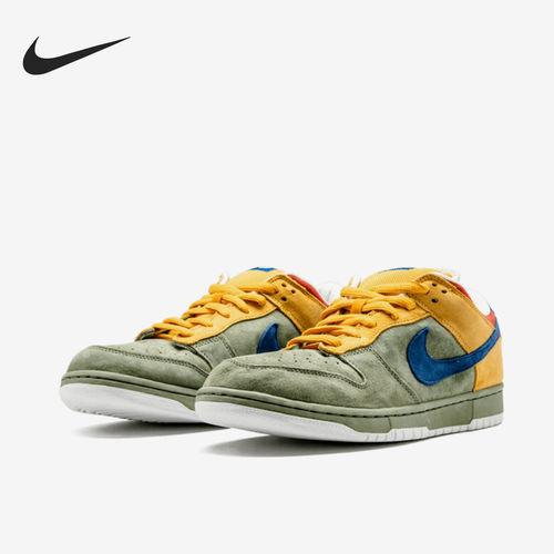 Nike耐克正品SB Dunk男包裹性防滑系带低帮板鞋313170-341