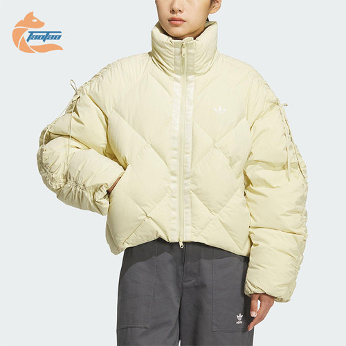 Adidas/阿迪达斯正品BOW COM DOWN女士宽松立领休闲羽绒服KC2613