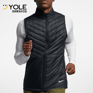 Nike/耐克正品新款男士运动跑步训练健身棉马甲AH0547-010