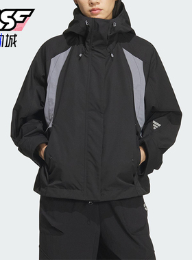 Adidas/阿迪达斯正品FUTURE STYLE女士连帽保暖梭织外套KS0065
