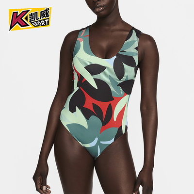 耐克女士轻盈运动连体泳衣