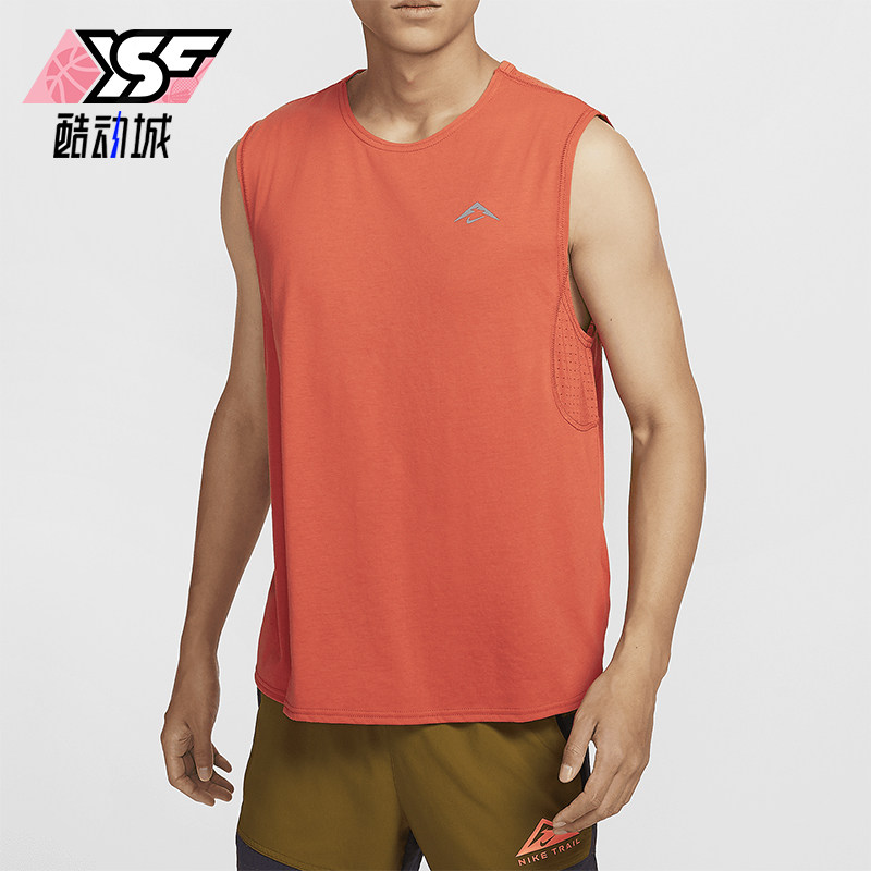 Nike/耐克正品时尚休闲透气新款男士运动背心无袖上衣FN3310-846 - 实物图
