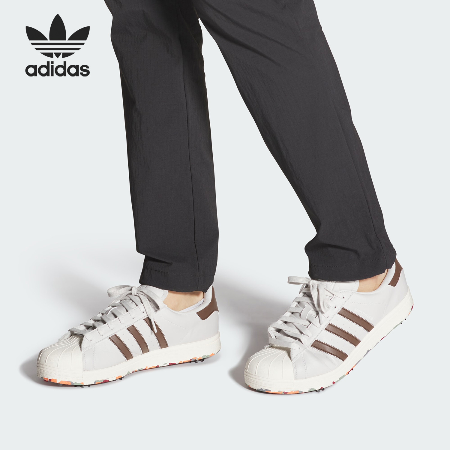 Adidas/阿迪达斯正品SUPERSTAR GOLF男子运动高尔夫鞋ID9298