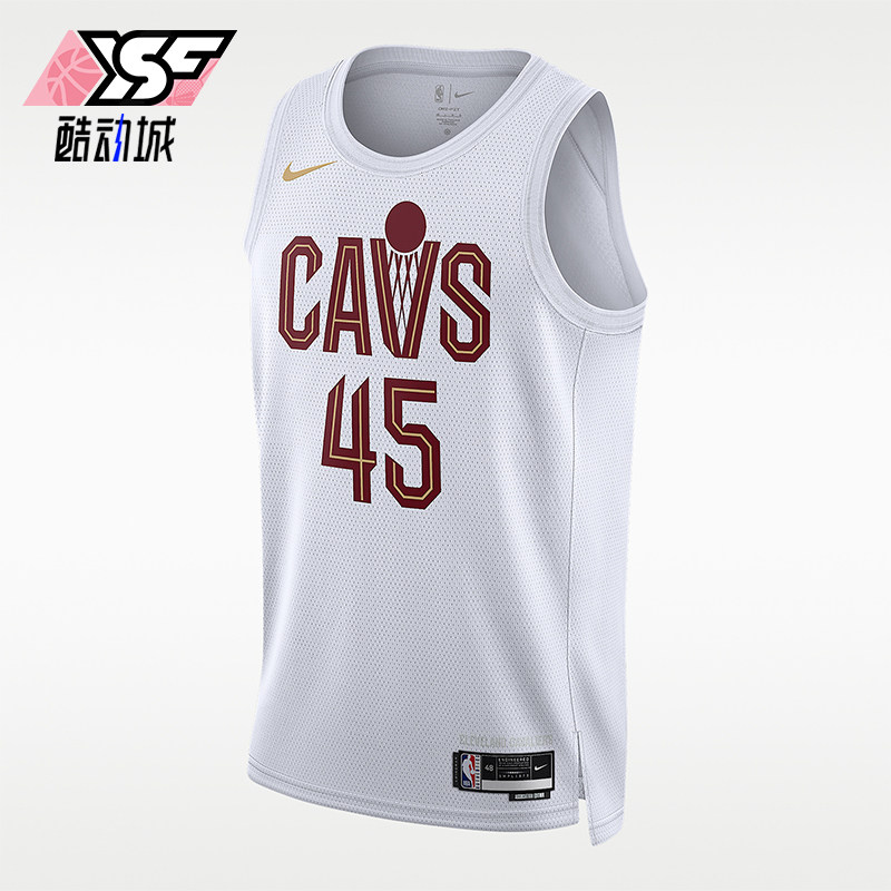 Nike/耐克正品NBASwingman新款男白酒红色经典休闲球衣DN2073-108
