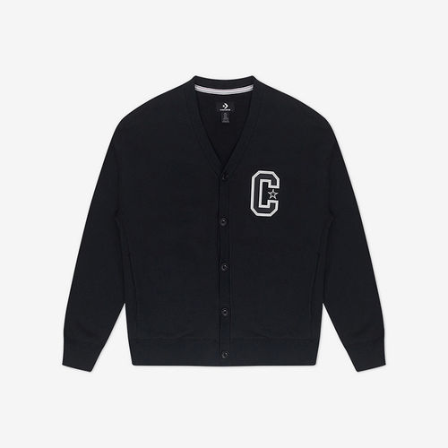 Converse/匡威正品新款男士V领开衫单排扣针织夹克10028003-A02