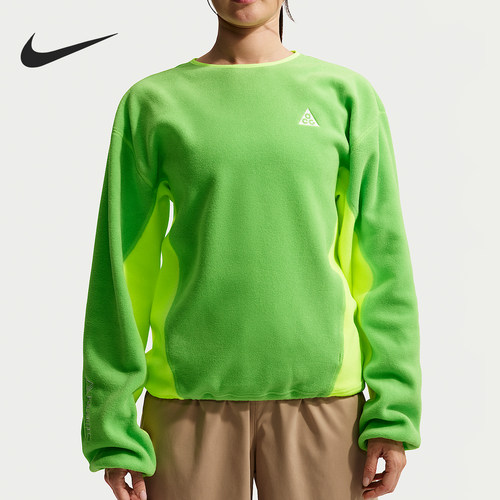 Nike/耐克正品ACG Wolf Tree男士休闲圆领套头拼接卫衣HV1118-307