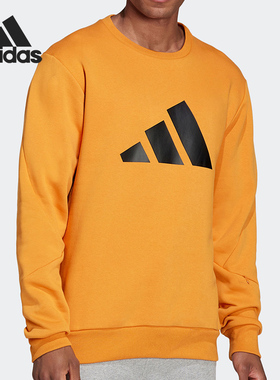 Adidas/阿迪达斯正品冬季男子加绒圆领休闲运动卫衣H46508