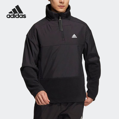 阿迪达斯男女情侣春秋运动卫衣
