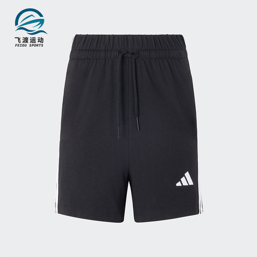 Adidas/阿迪达斯正品W 3S SJ SHO女士针织运动休闲短裤JY8574
