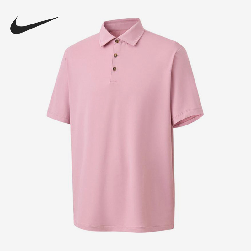 Nike/耐克正品JORDANJumpman新款男粉色经典短袖Polo衫HQ8480-699