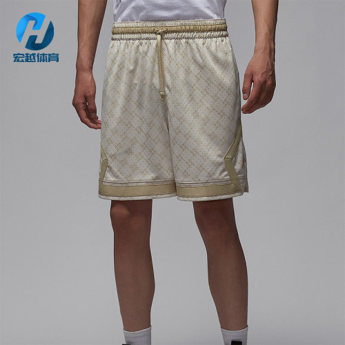 Nike/耐克正品JORDAN男士时尚透气干爽满印运动短裤HQ8664-104